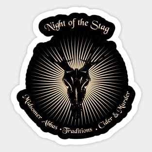Midsomer Murders: Night of the Stag Reversed Sticker